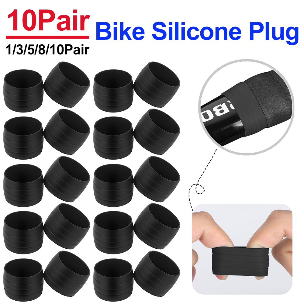 Bell Handlebar Ring - 1-10 пар, силиконовая Противоскользящая Лента на