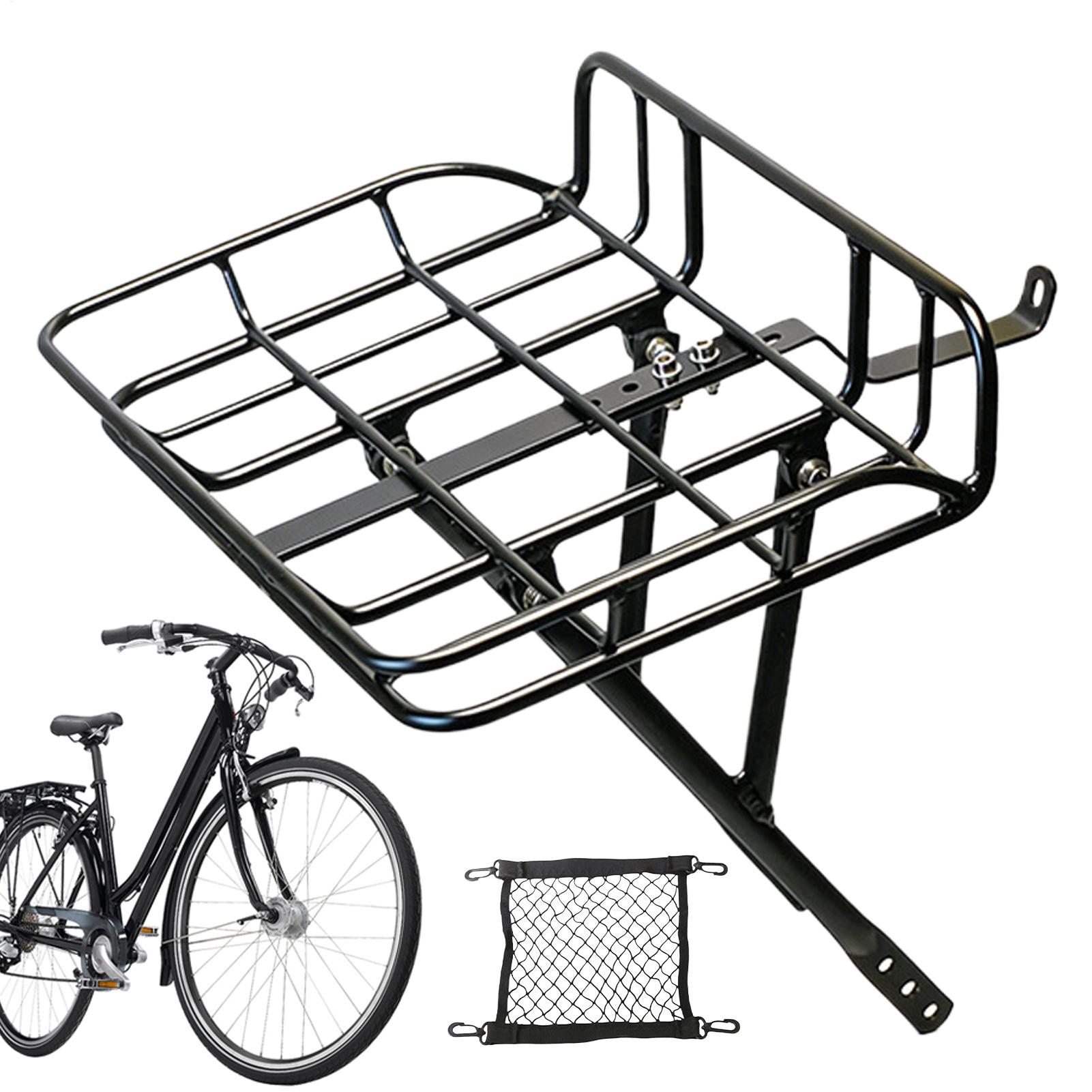 Commuter Cycling - Быстросъемная передняя велосипедная корзина большой вместимости,