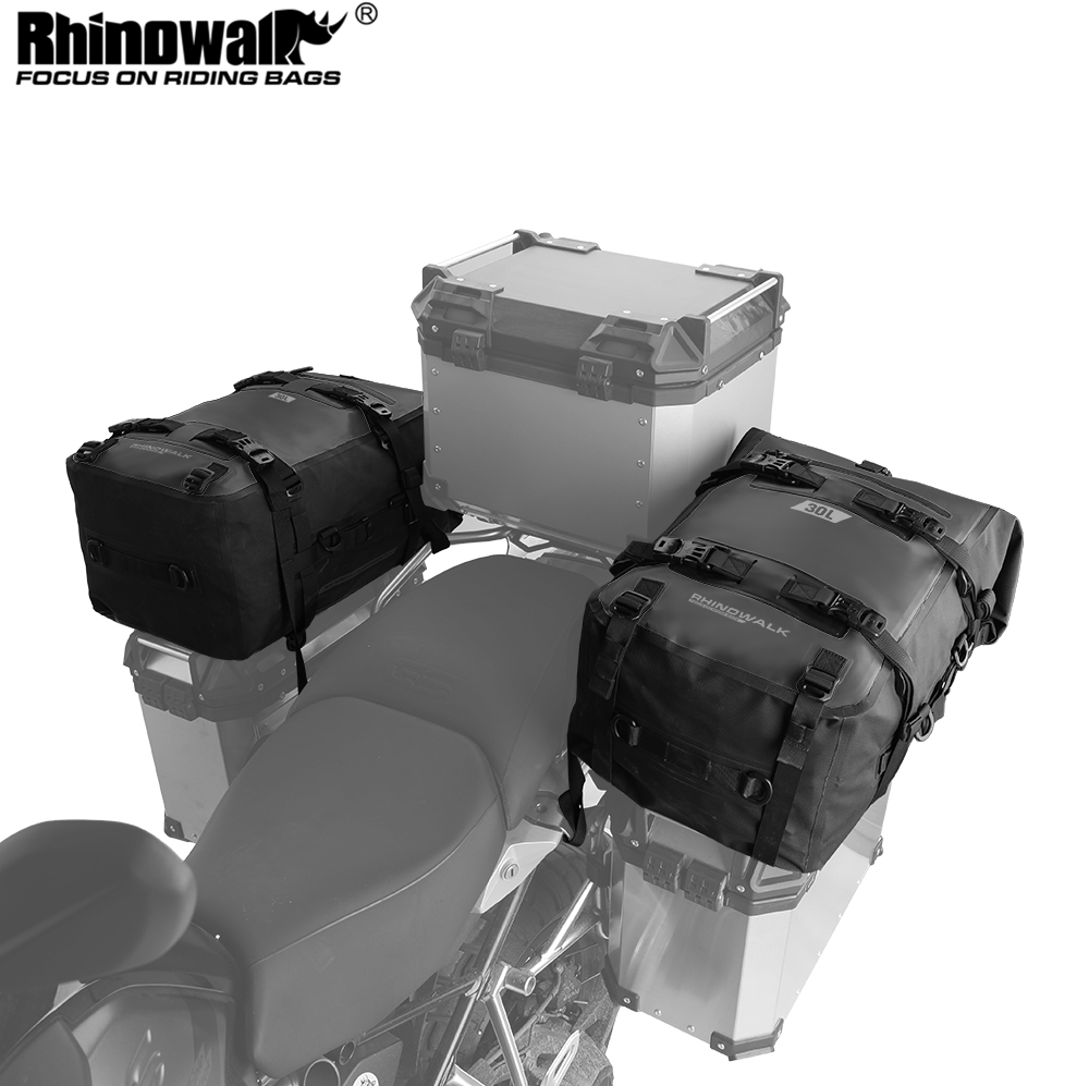 Panniers Waterproof Rear - Шкатулка для мотоцикла Rhinowalk, верхняя сумка,