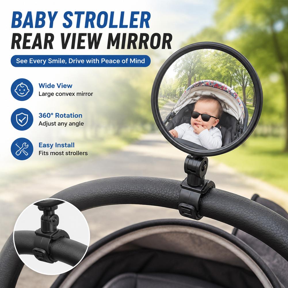 Комплект из 2-х универсальных  – обзор и цена Mirror Handlebar Convex
